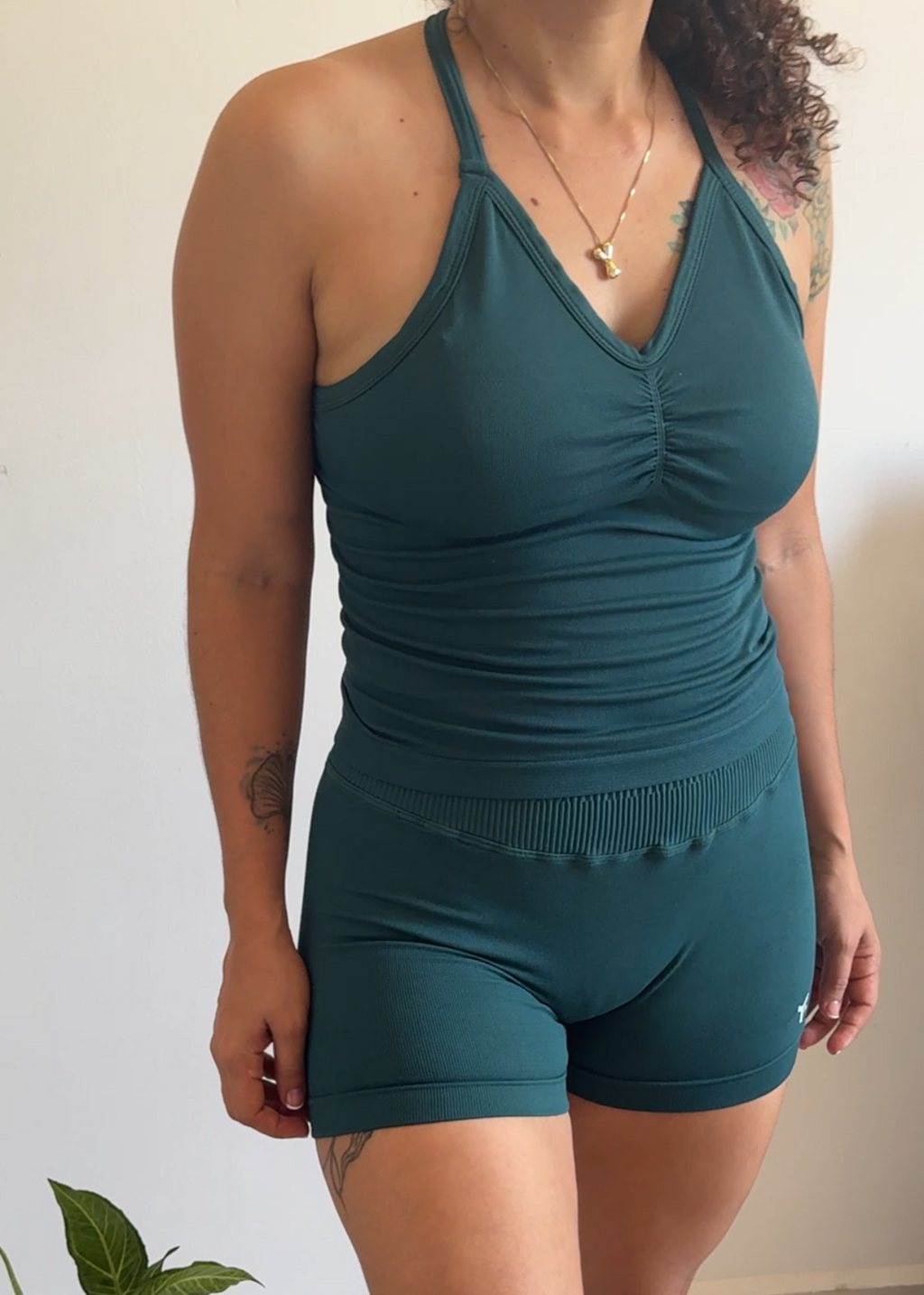 TANKTOP CORAL GREEN